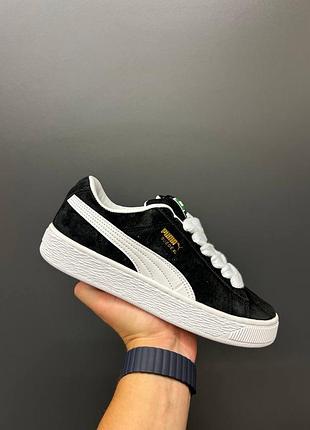👟 жіночі кросівки puma suede xl black white  👟