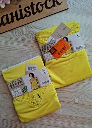 Майка с кружевом на тонких бретелях спагетти esmara