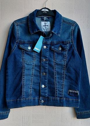 Джинсова куртка pepperts 134-140 на хлопчика