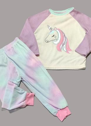 Піжама домашній костюм фліс 1,5- 2 р 18-24 міс primark