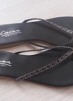 Шлепанцы carina 41-42р босоножки сандалии вьетнамки