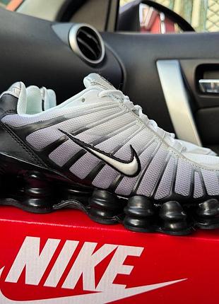 Чоловічі кросівки nike shox tl black grey white