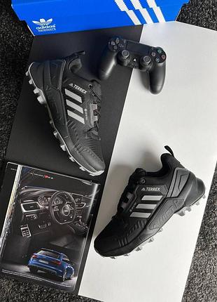 💠чоловічі кросівки  adidas terrex swift r black grey