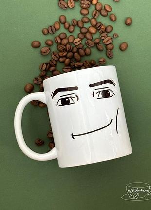 Чашка роблокс, горнятко на подарунок з принтом roblox