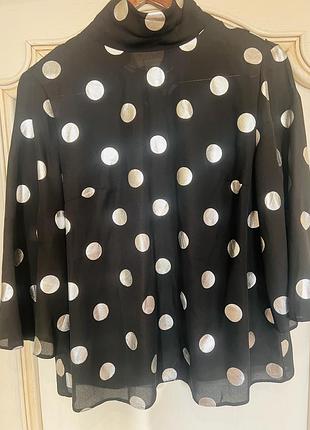 Блуза полька дот