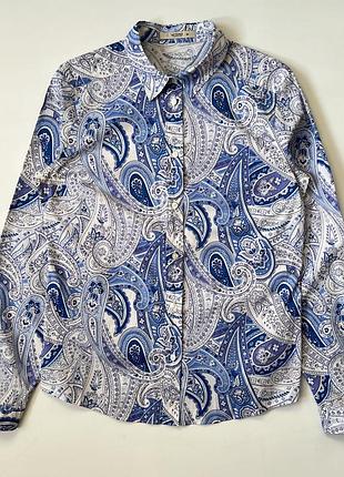 Etro paisley shirt італійська жіноча сорочка у візерунок