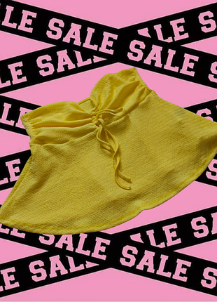 Модный желтый топ м shein