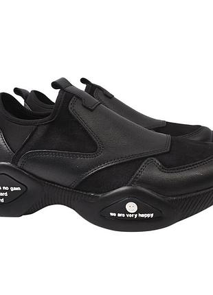 Чорні шкіряні зручні легенькі кросівки туреччина на уральна шкіра euromoda 39 рр