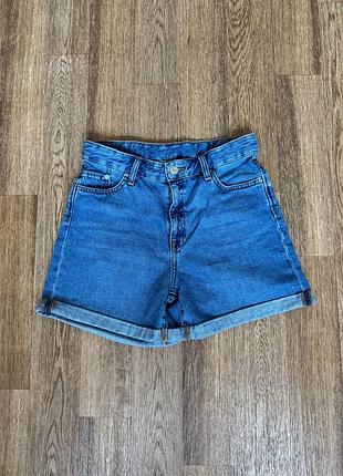 Джинсовые шорты colin's, голубые, новые, размер 36 (s-m)