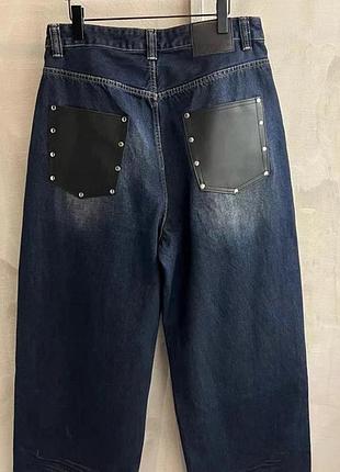 Штани acne studious leather pocket розмір  m