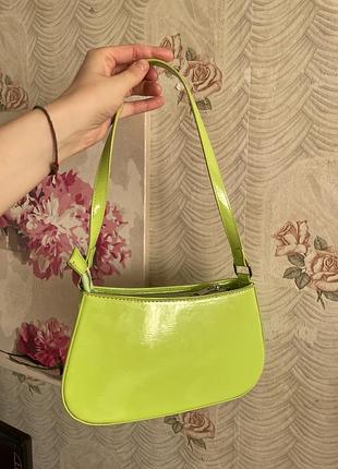 Сумка жіночка салатова