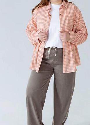 Рубашка в клетку s-m
