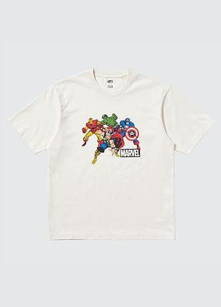 Футболка uniqlo marvel унисекс