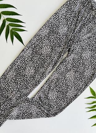 Штани піжамні штани для дому для сну піжама леопардовий принт