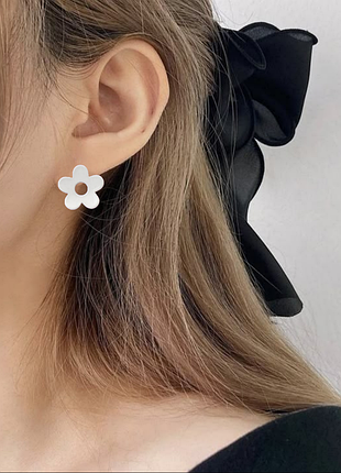 Серёжки цветочки, три вида