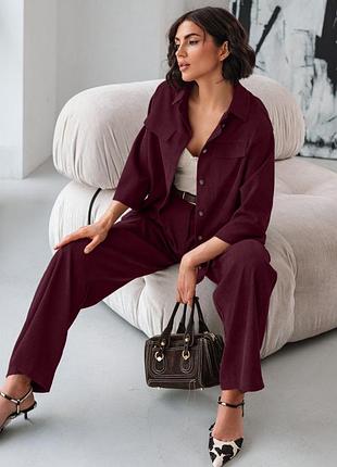 Костюм-двійка з мікровельвету