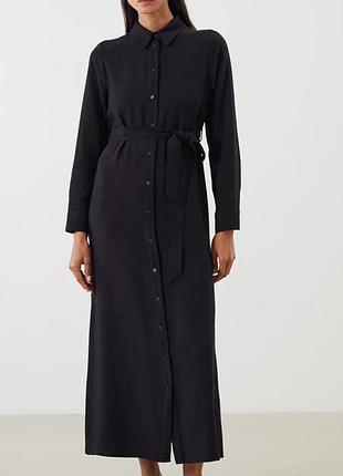 Сукня-рубашка з поясом