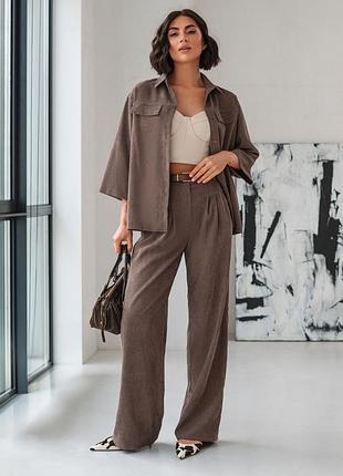 Костюм-двійка з мікровельвету