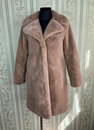 Жіноча екошуба george бежевого кольору, розмір xs