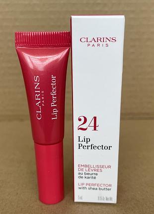 Clarins lip perfector блиск для губ, 24 fuchsia glow