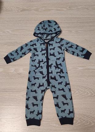Флисовый человечек, слип, carter's, размер 18 мес