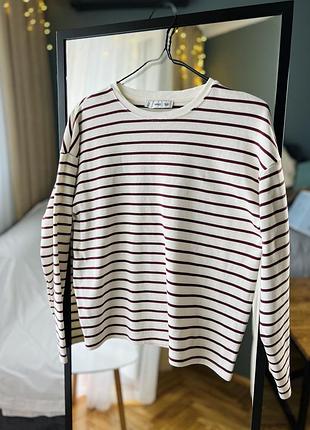 Кофта лонгслив в полоску mango