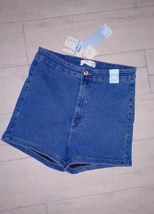 Шорты джинсовые sinsay с высокой посадкой талией