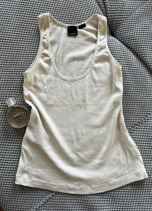 Молочна майка в рубчик від pinko