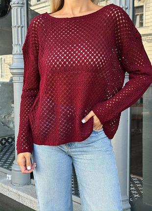 Кофта сетка