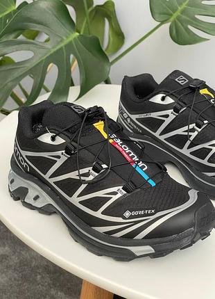 Salomon xt-6 gore-tex black silver 5
