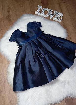 Праздничное темно-синее платье на 1-2 года
платье для празднования дня рождения