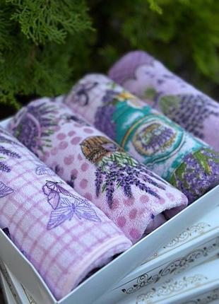 Багато кольорів, рушники мікрофібра 26/50 см, в наборі 4 шт