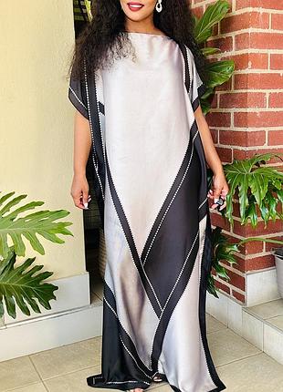 Шелковое платье кимоно luxury lady