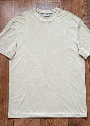 Футболка чоловіча vd one колір бежевий розмір l але підійде і для м