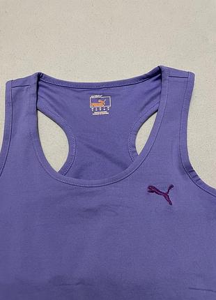 Puma майка для фитнеса оригинал сиреневая идеал