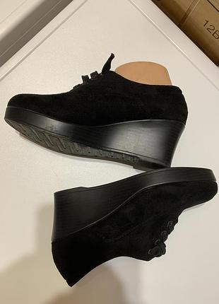 Туфли осенние замша платформа