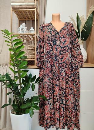 Стильное платье в принт пейсли!