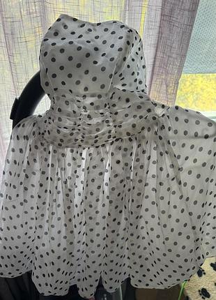 Сукня горошок
