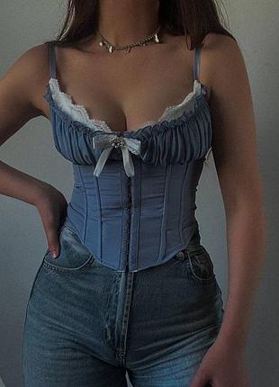 Ефектний корсет на гачках з утяжкою