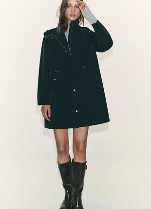 Куртка жіноча чорна zara new