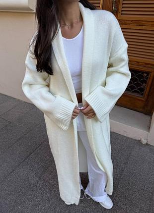 Стильный удлиненный оверсайз-кардиган. туречковина. универсальный размер, 5 модных цветов.