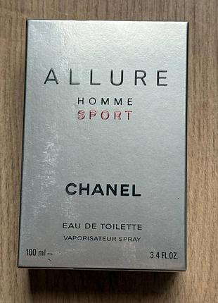 Chanel allure homme sport 100 ml. шанель аллюр хом спорт 100 мл оригинал
