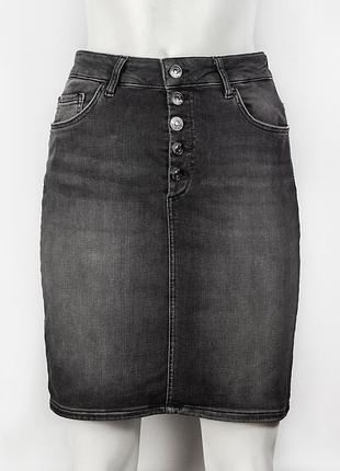 Спідниця джинсова чорна