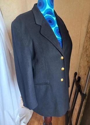 Кашемировый винтажный жакет 54-56 размер, нюанс