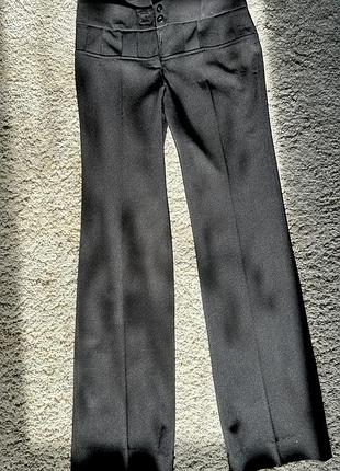 Брюки черные женские прямые