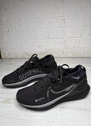 Крутые черные кроссовки nike react pegasus trail 4 gtx gore-tex