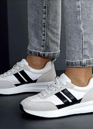 Кроссовки женские кожаные 36-41ррр