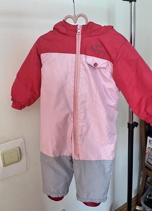 Зимовий комбінезон для дівчинки на флісі lupilu