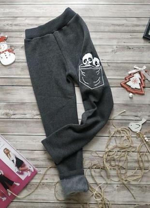 Теплі лосини з пандою