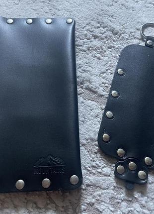 Подарочный кожаный набор mountains